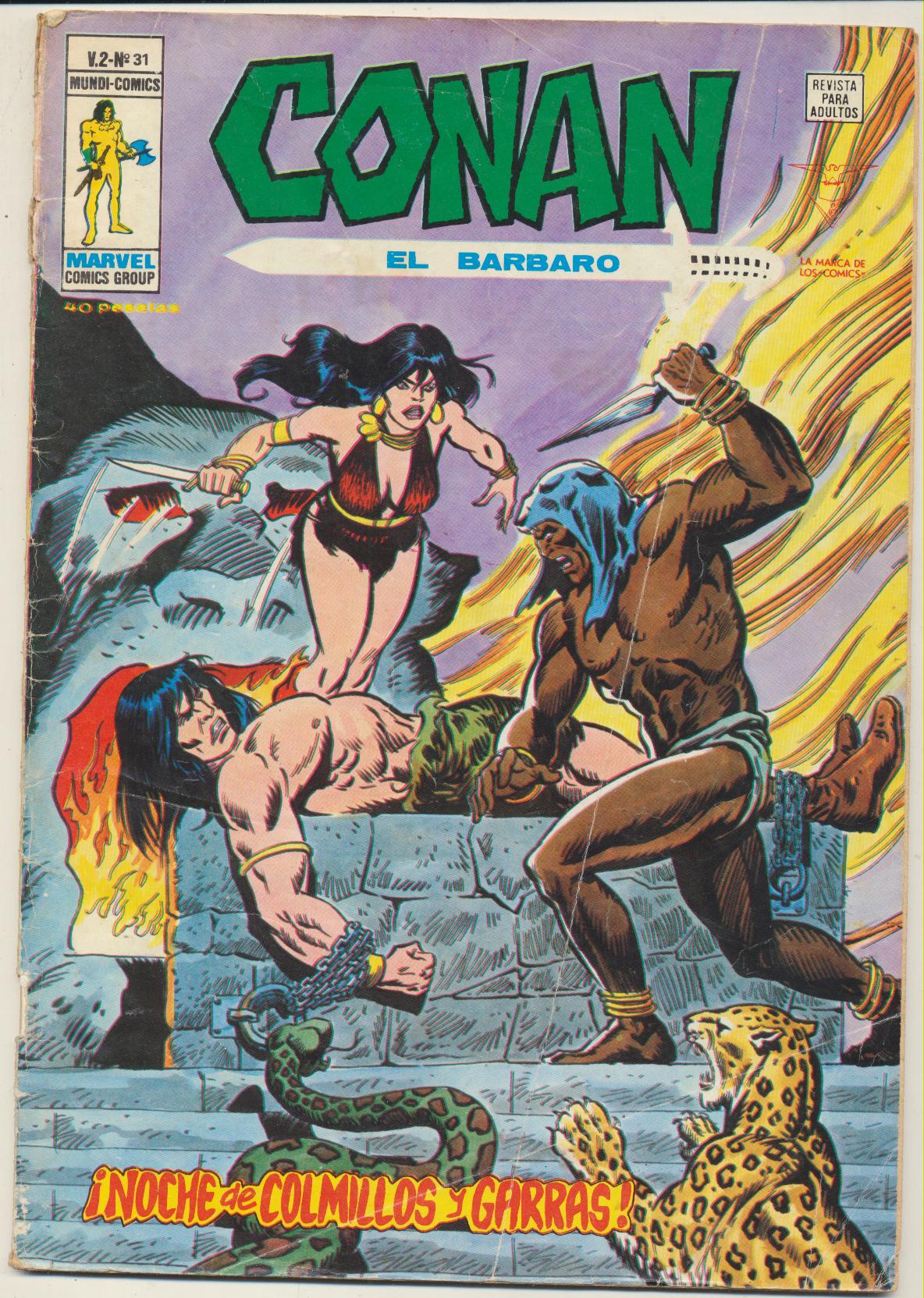 Conan El Bárbaro v2. Vértice 1974. Nº 31