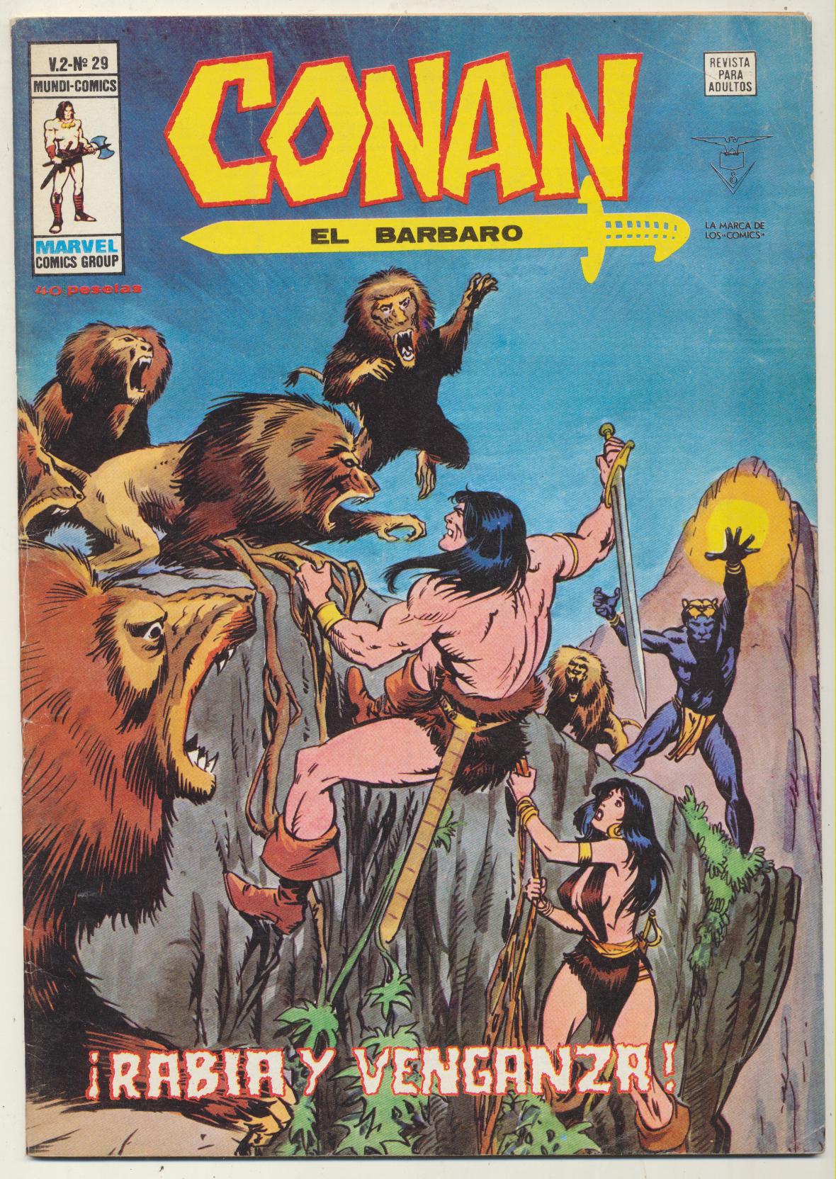 Conan El Bárbaro v2. Vértice 1974. Nº 29