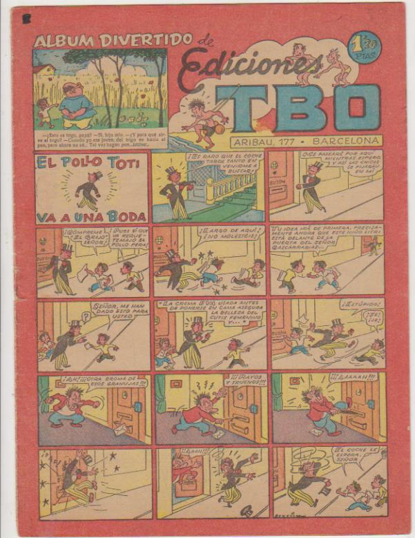 TBO. Buigas 1942. Serie sin Numerar (88) El pollo Toti va a una boda