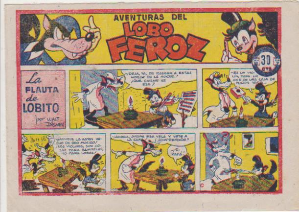 Aventuras del Lobo Feroz. Disney Serie B nº 7. Bruguera