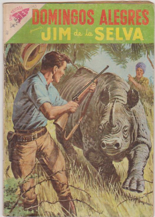 Domingos Alegres nº 243. Jim de la Selva. Novaro 1958