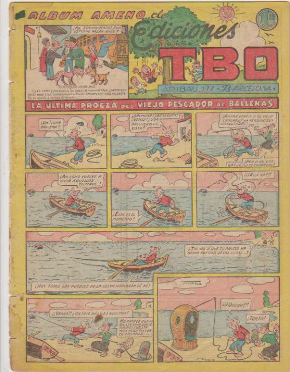 TBO. Buigas 1942. Serie sin Numerar (117) La última proeza del viejo pescador de ballenas