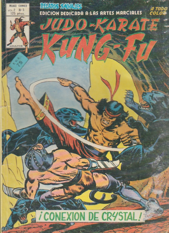 Relatos Salvajes. Artes Marciales v2. Vértice 1981. Nº 5
