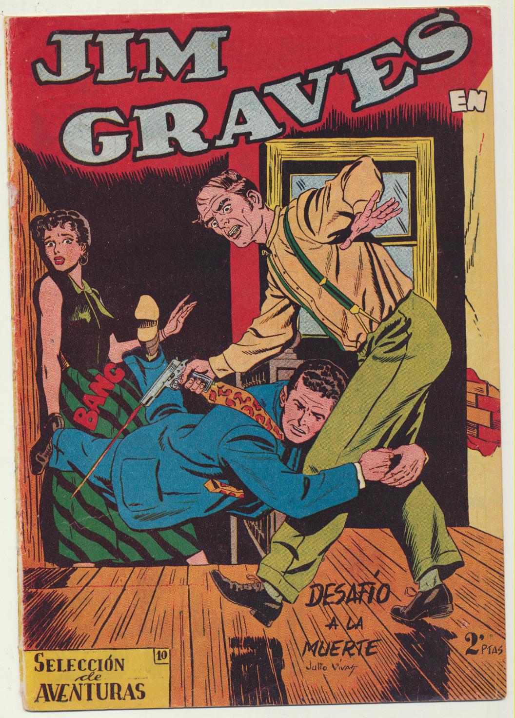 Jim Graves. Selección de Aventuras nº 10. Toray 1954
