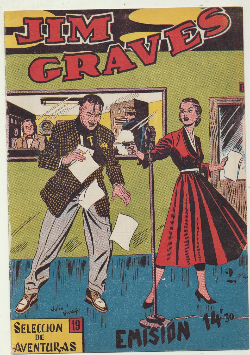Jim Graves. Selección de Aventuras nº 19. Toray 1954