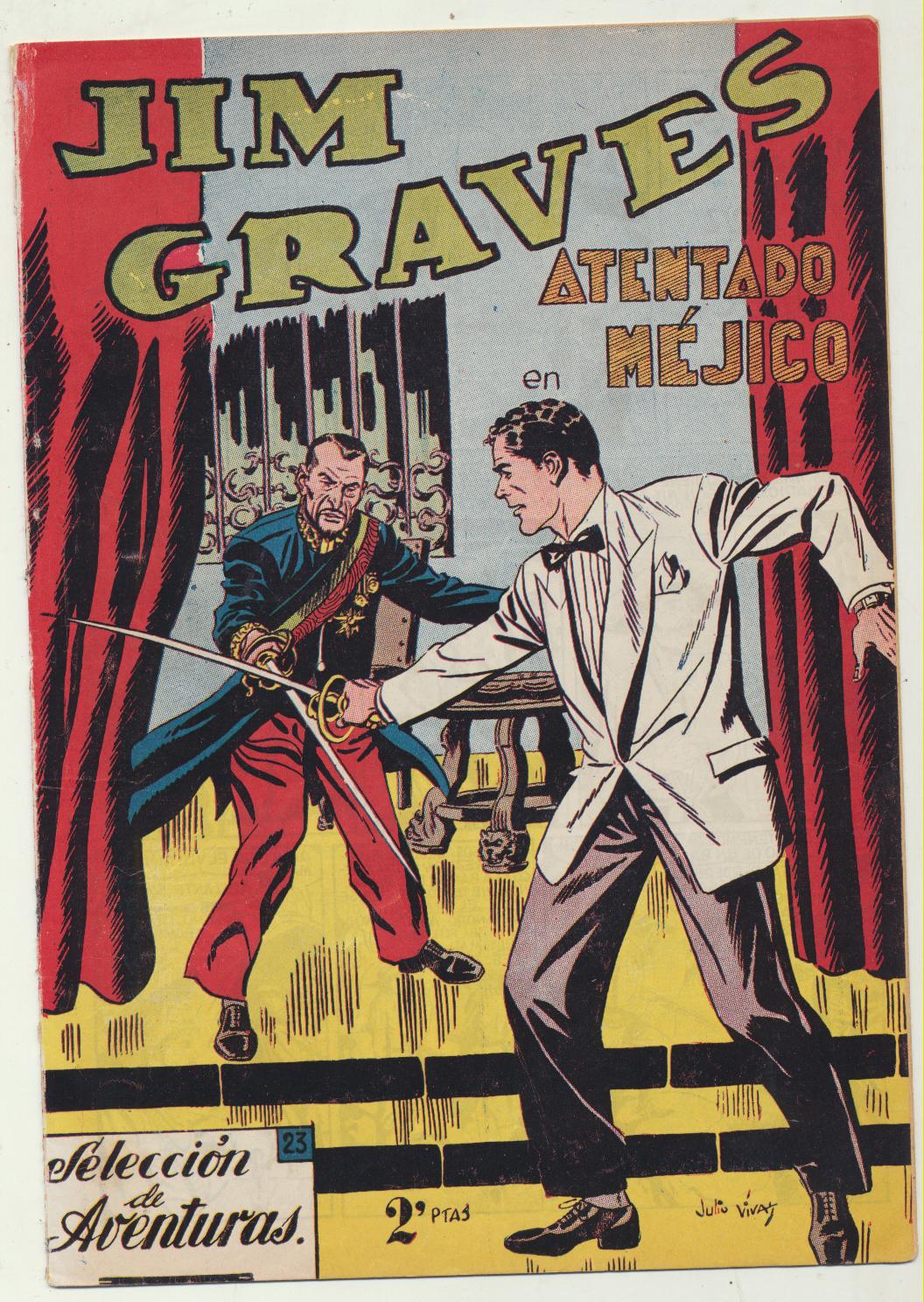 Jim Graves. Selección de Aventuras nº 23. Toray 1954