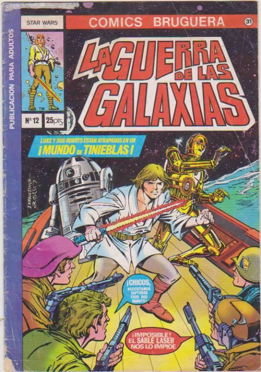 La Guerra de las Galaxias. Bruguera 1977. Nº 12