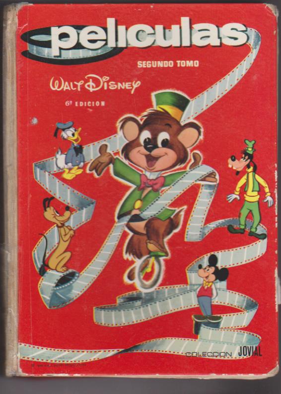 Películas Walt Disney Segundo Tomo. Colección Jovial. Ersa 1968
