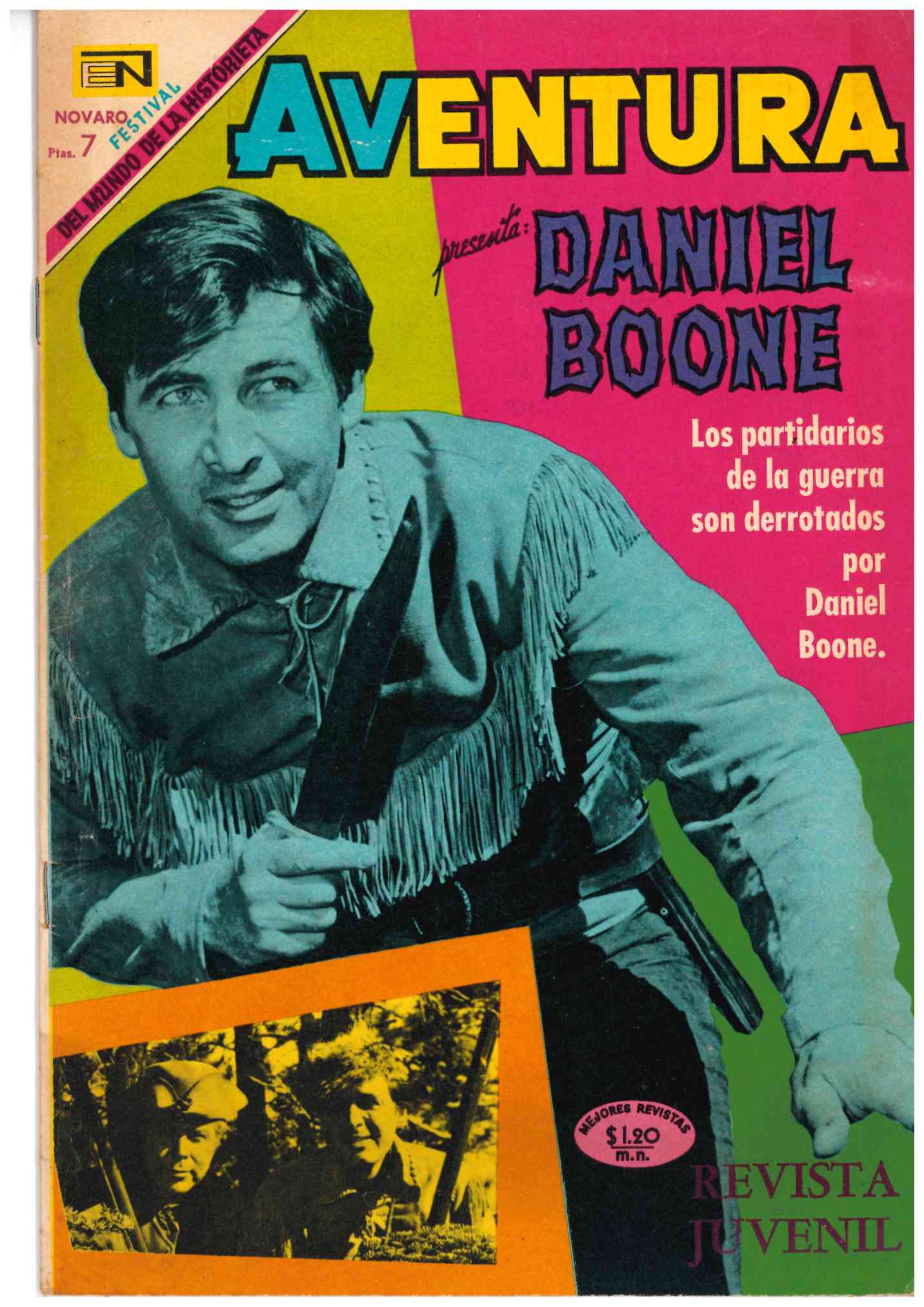 Aventura. Novaro 1969. Nº 615. Daniel Boone