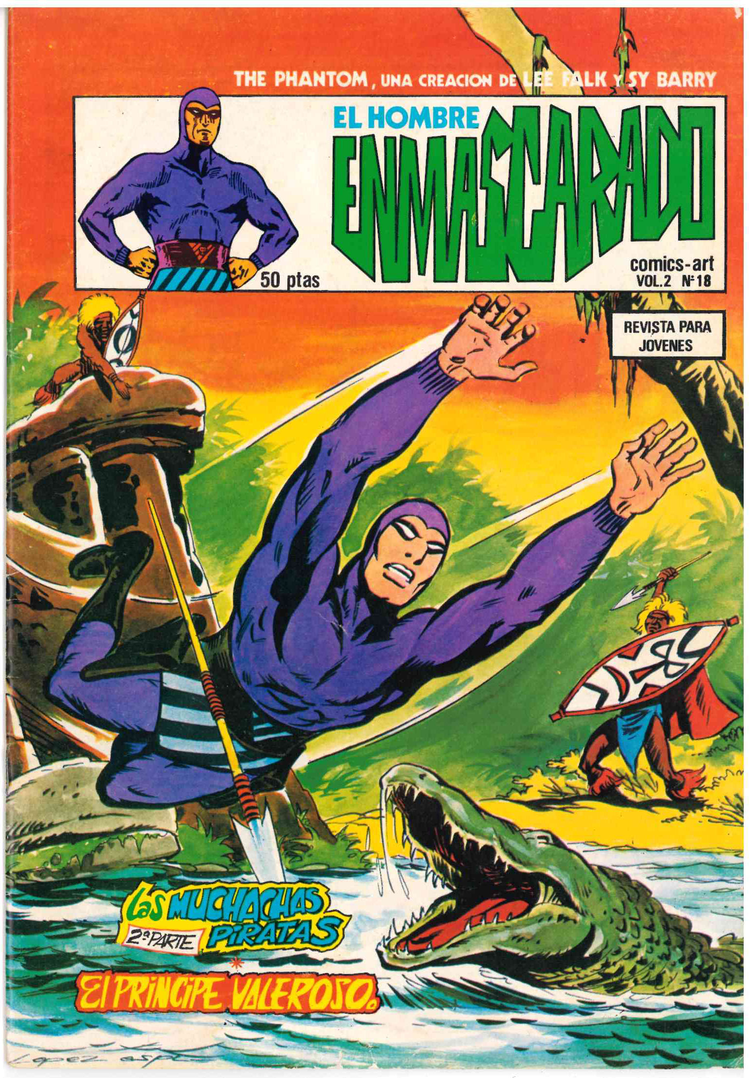 El Hombre Enmascarado. Vértice 1980. Nº 18