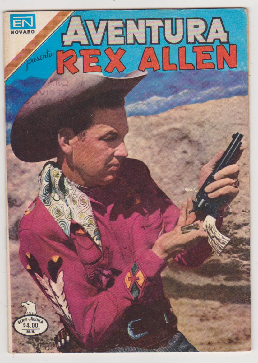 Aventura nº 913. Rex Allen. Novaro 1979