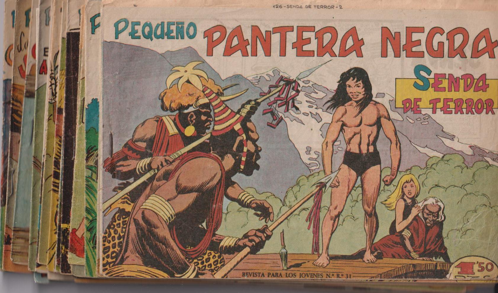 Pequeño Pantera Negra. Maga 1958. Lote de 94 ejemplares entre el 126 y 329