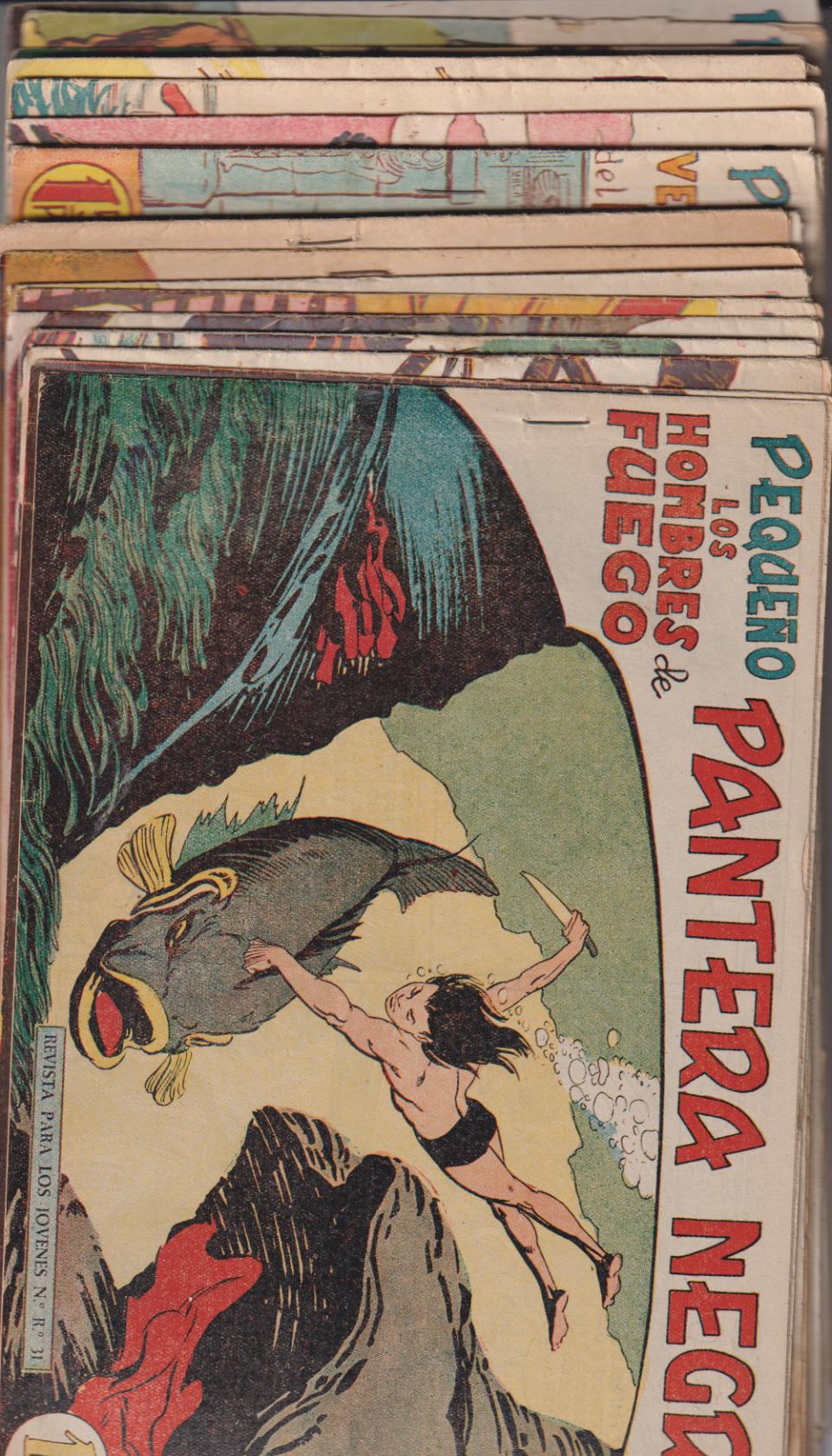 Pequeño Pantera Negra. Maga 1958. Lote de 94 ejemplares entre el 126 y 329