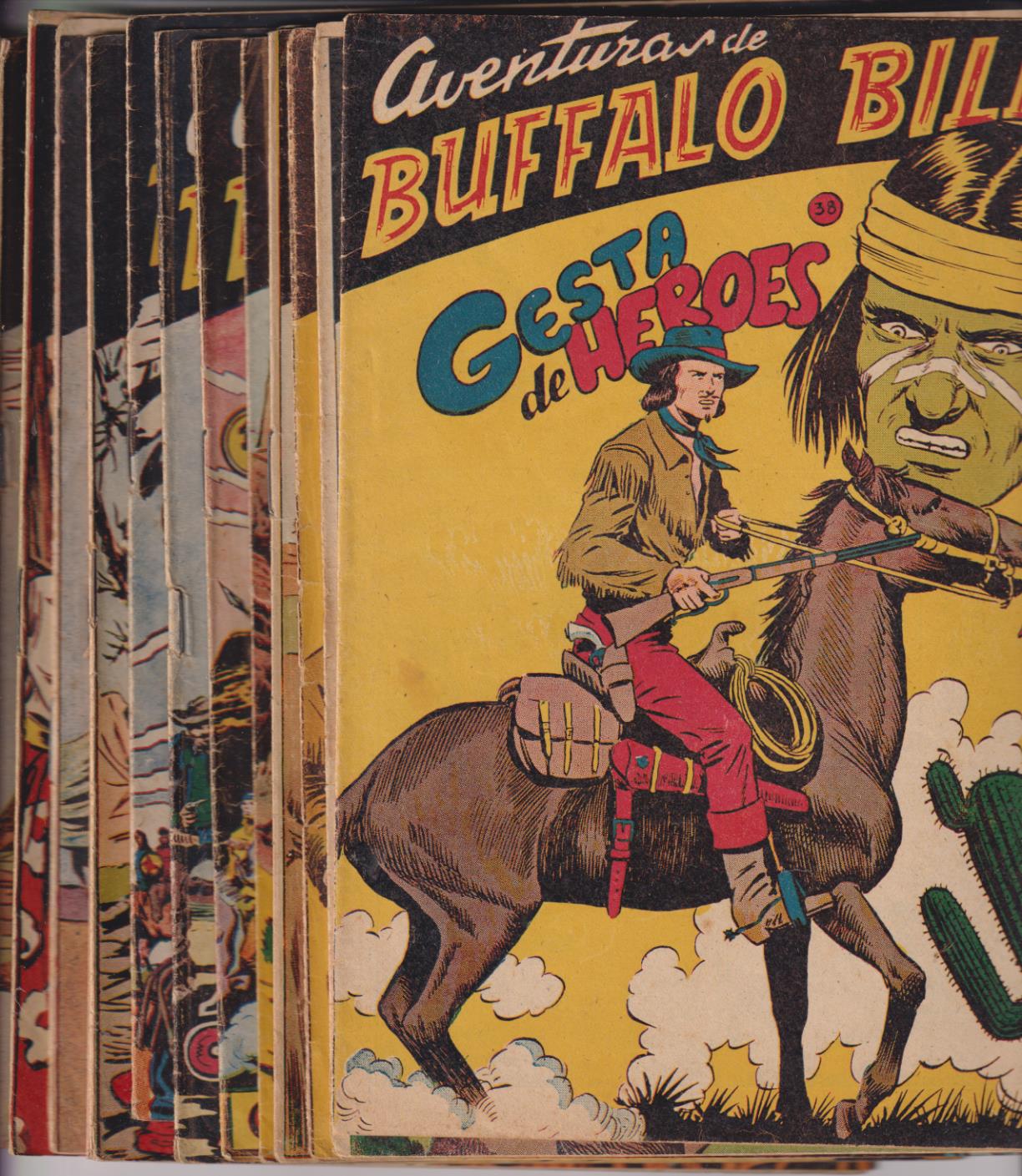 Buffalo Bill. Ferma 1955. Lote de 59 ejemplares entre e 1 y 76