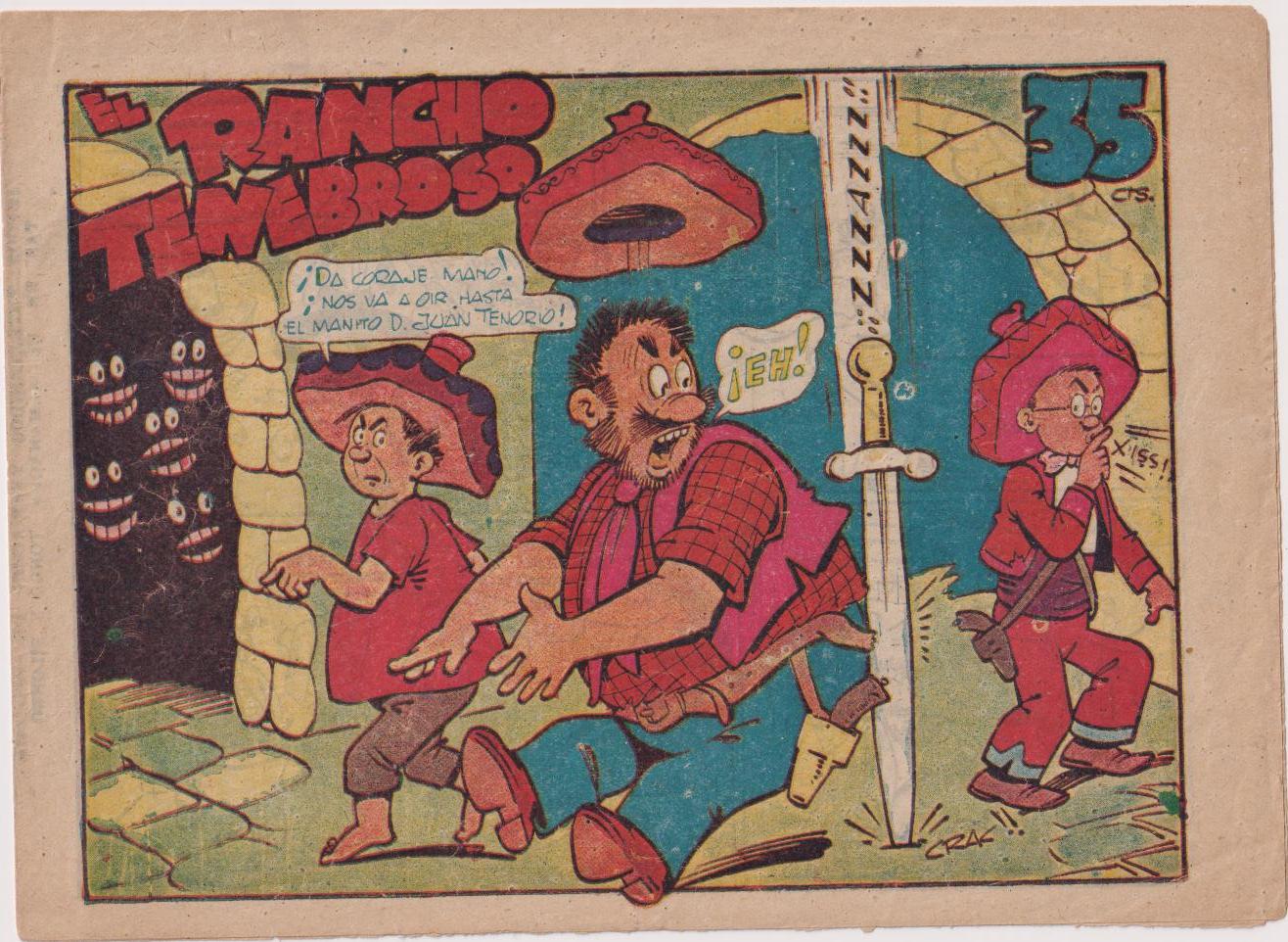 Pingo, Tongo y Pilongo. El Rancho Tenebroso. Marco 1949