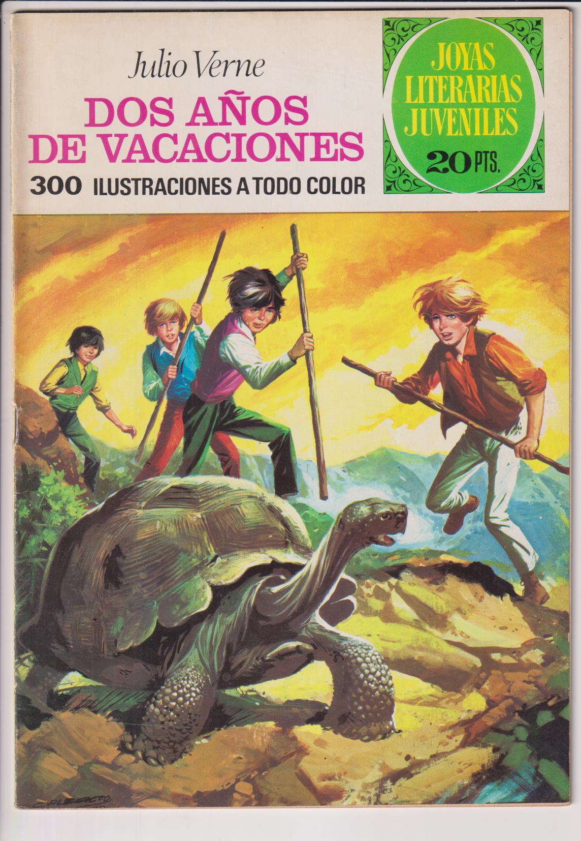 Joyas Literarias nº 117. Dos Años de Vacaciones. 1ª Edición Bruguera 1974