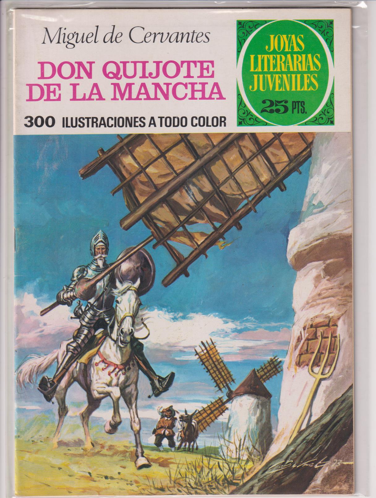Joyas Literarias nº 98. Don Quijote de la Mancha. 2ª Edición Bruguera 1977