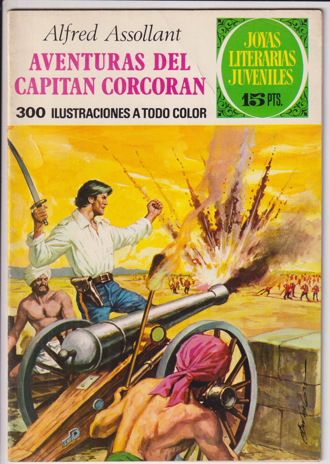 Joyas Literarias nº 80. Aventuras del Capitán Corcoran. 1ª Edición Bruguera 1973
