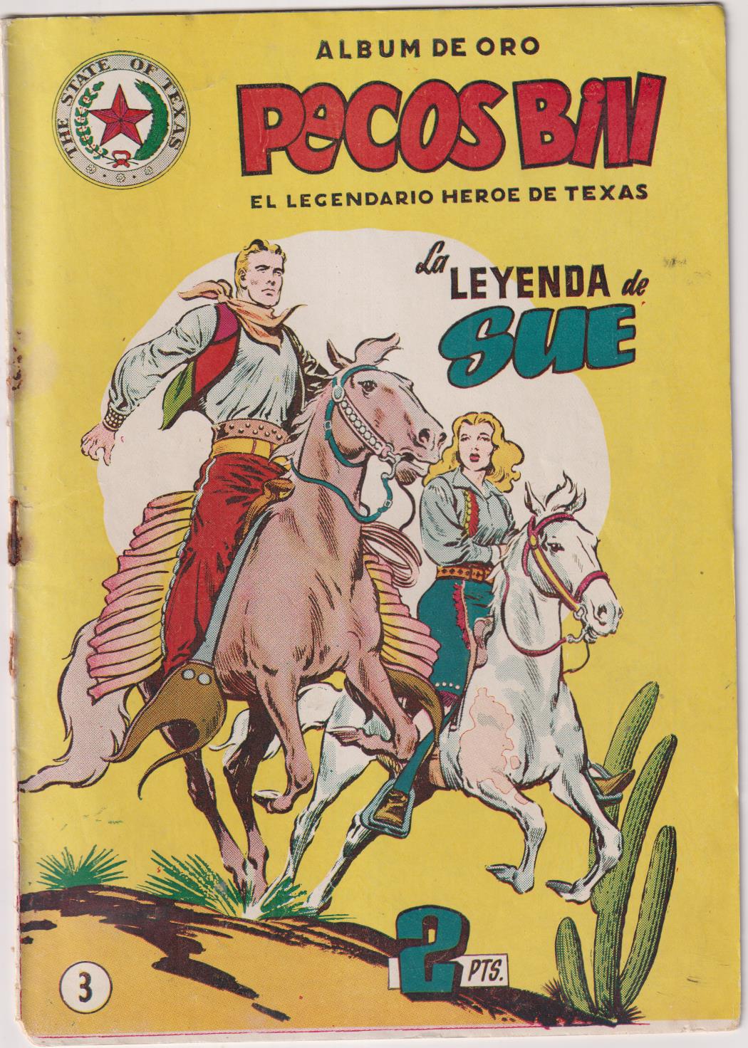 Pecos Bill nº 3. Hispano Americana 1951