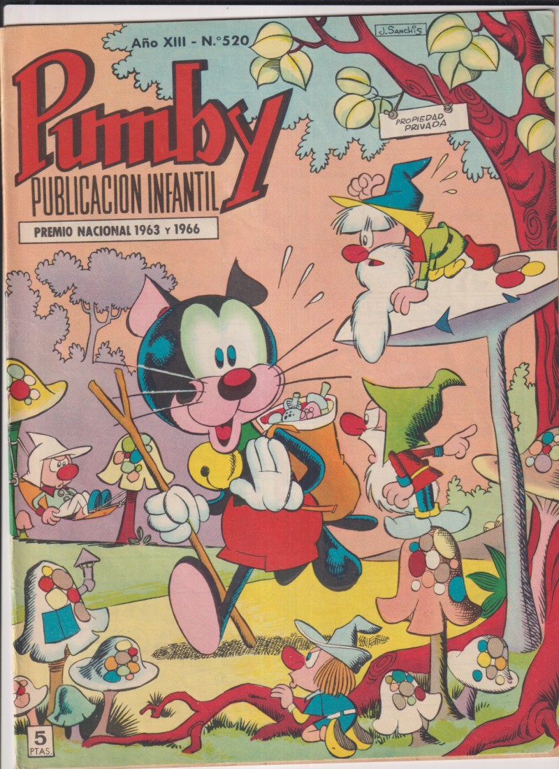 Pumby nº 520. Valenciana. Nuevo de fondo de librería