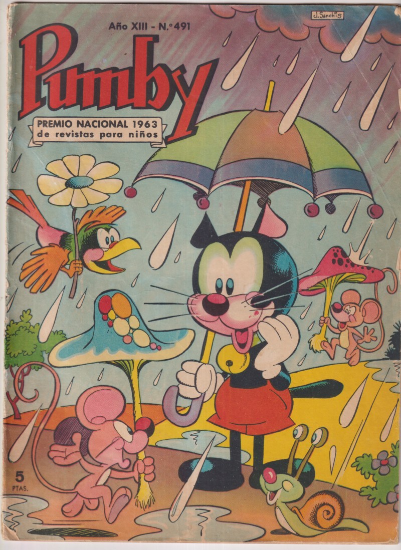 Pumby nº 520. Valenciana. 1967