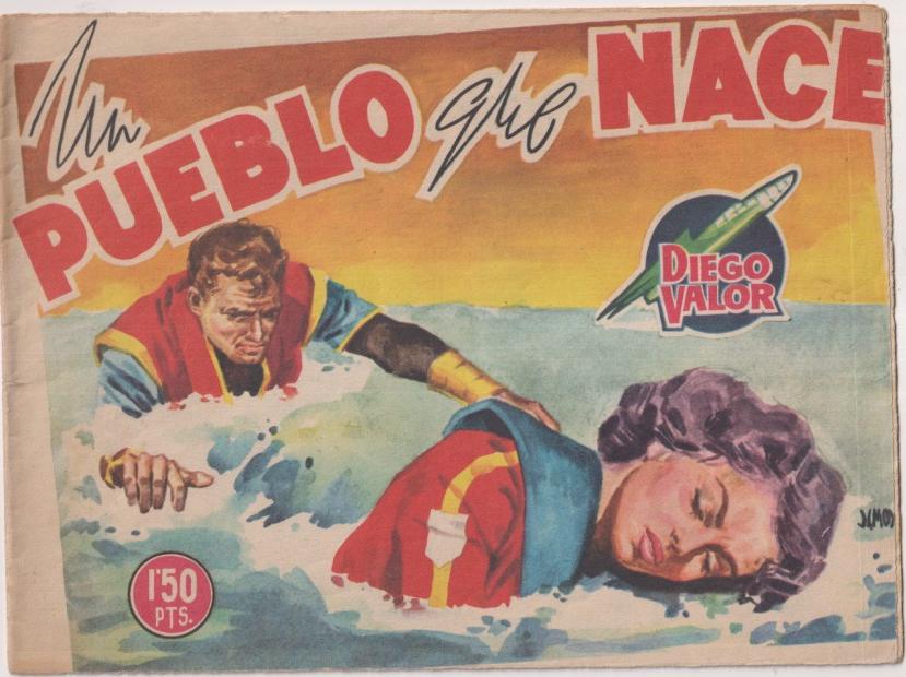 Diego Valor Segunda Serie nº 40. Editorial Cid 1956