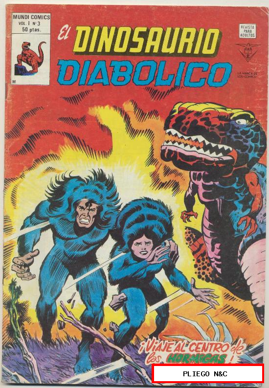 El Dinosaurio Diabólico. Vértice 1980. Nº 3