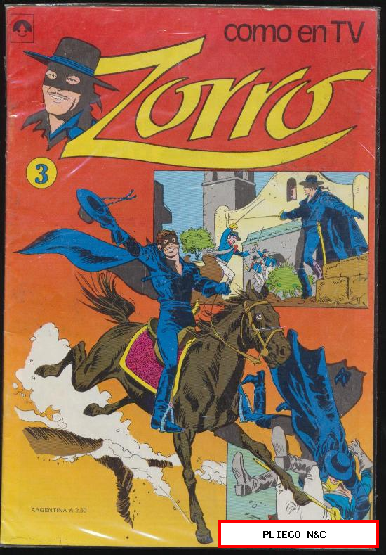 Zorro nº 3. Editorial Tucumán. Buenos Aires