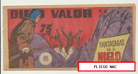Diego Valor nº 85. Editorial Cid 1954