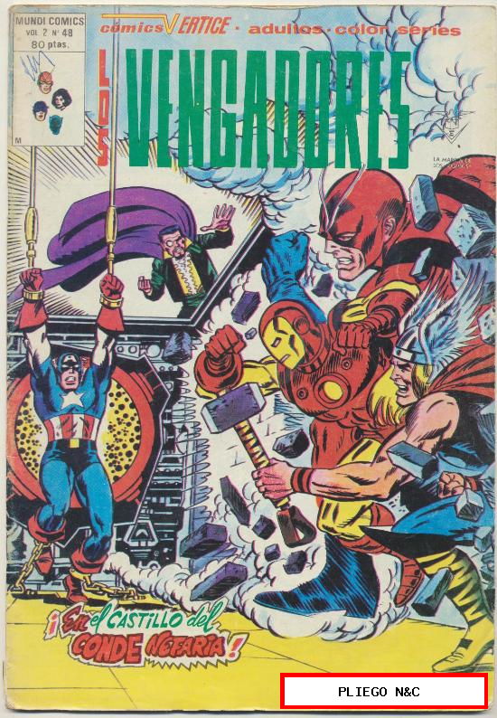 Los Vengadores v2. Vértice 1974. Nº 48