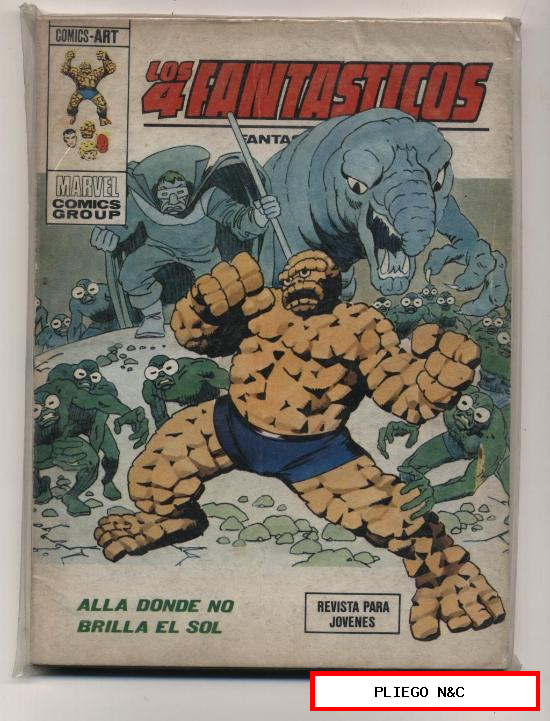 Los 4 Fantásticos. Vértice 1969. Nº 63