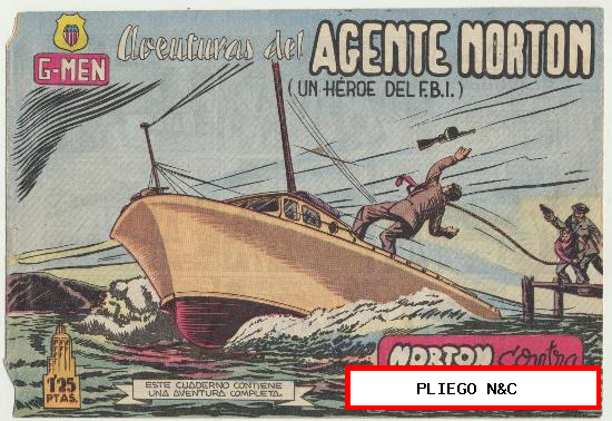 Agente Norton nº 3. Editorial Jara 1951