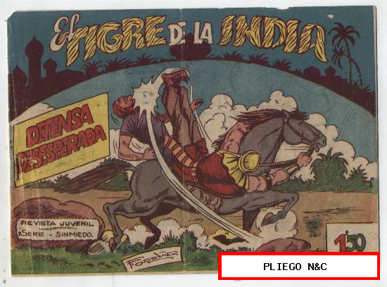 El Tigre de la India nº 11. Acrópolis 1962