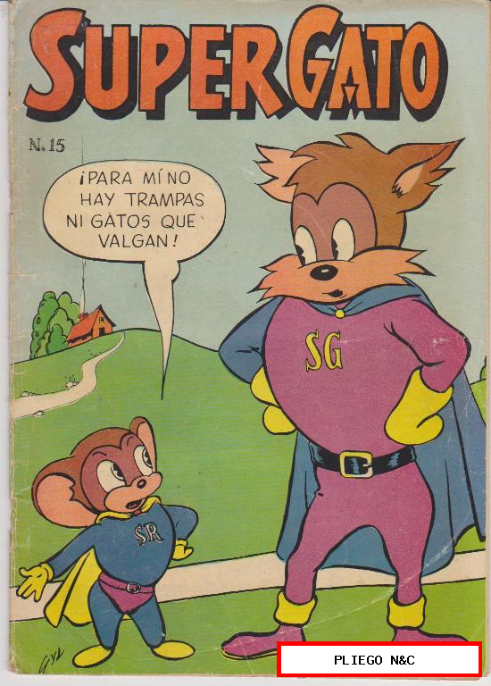 Super Gato nº 15. Editorial L Prensa 1959