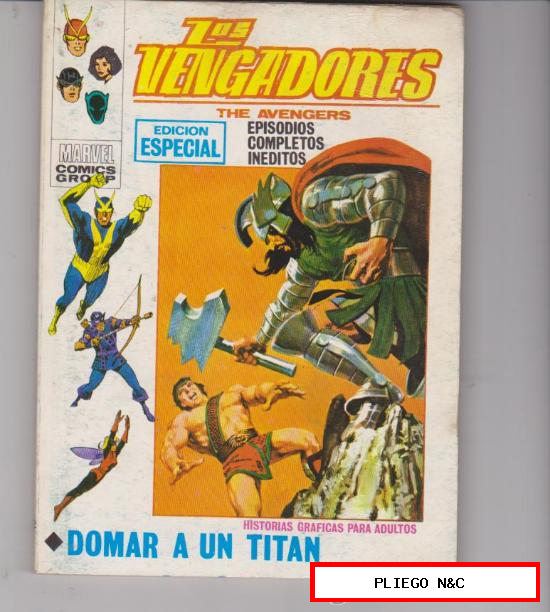 Los Vengadores. Vértice 1969. Nº 22