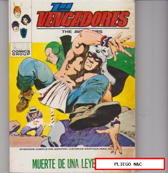 Los Vengadores. Vértice 1969. Nº 37