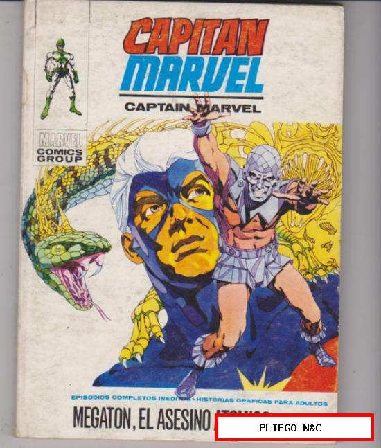 Capitán Marvel. Vértice 1969. Nº 9
