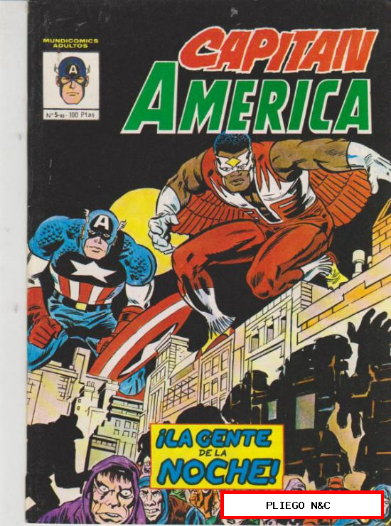 Capitán América. Vértice 1981. Nº 5