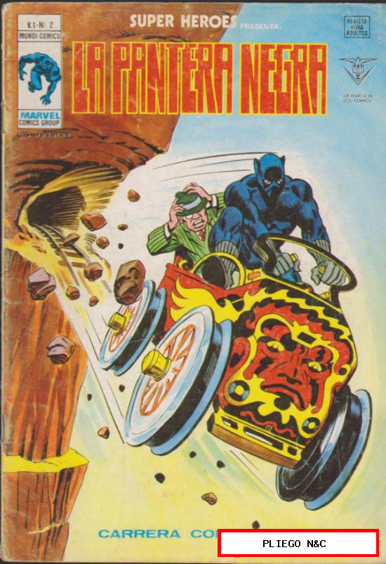 La Pantera Negra. Vértice 1978. Nº 2