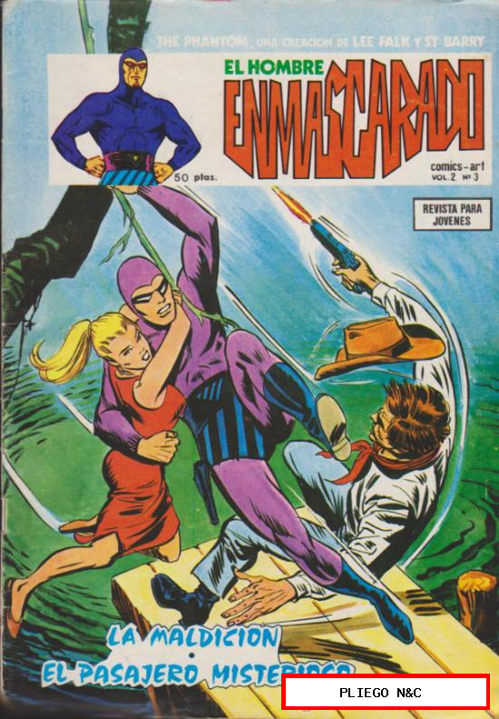 El Hombre Enmascarado. Vértice 1980. Nº 3
