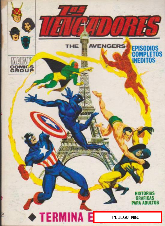 Los Vengadores. Vértice 1969. Nº 32