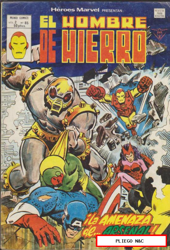 Heroes Marvel v2. Vértice 1975. Nº 65 El Hombre de Hierro