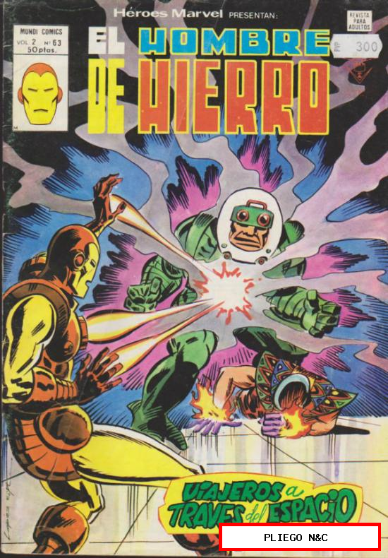 Heroes Marvel v2. Vértice 1975. Nº 63 El Hombre de Hierro