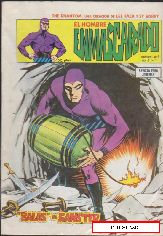 El Hombre Enmascarado. Vértice 1980. Nº 7