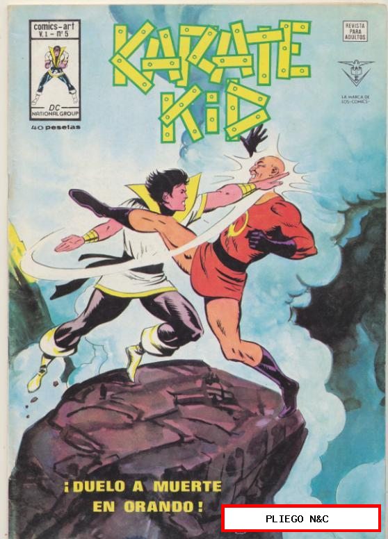 Karate Kid. Vértice 1978. Nº 5