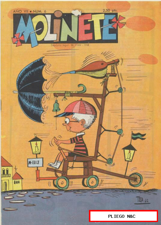 Molinete nº 6. Año VII. (1962)