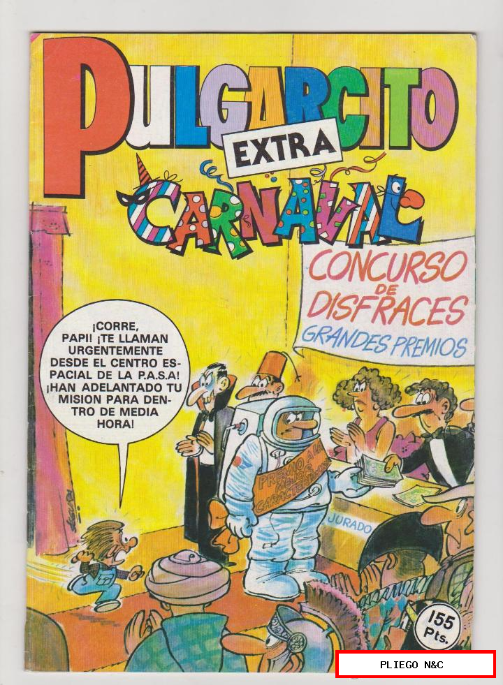 Pulgarcito 0 Extra nº 81. Carnaval. Bruguera 1985