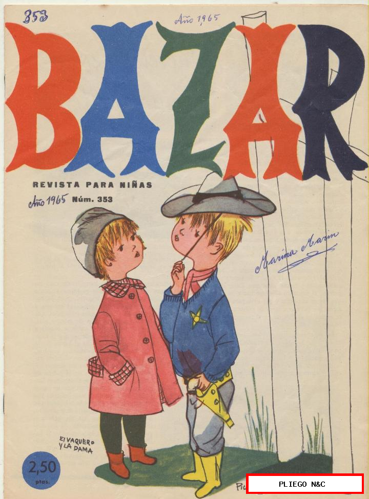 Bazar nº 353. Con Recortables en contraportada