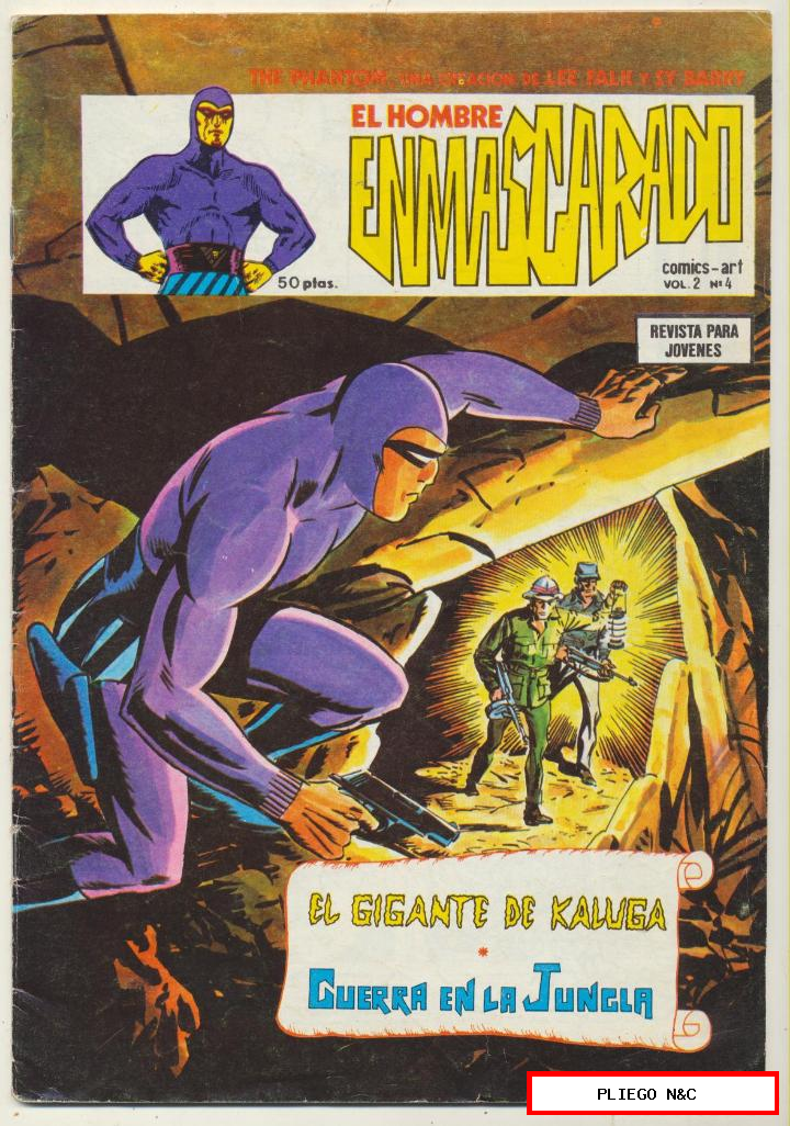 El Hombre Enmascarado. Vértice 1980. Nº 4