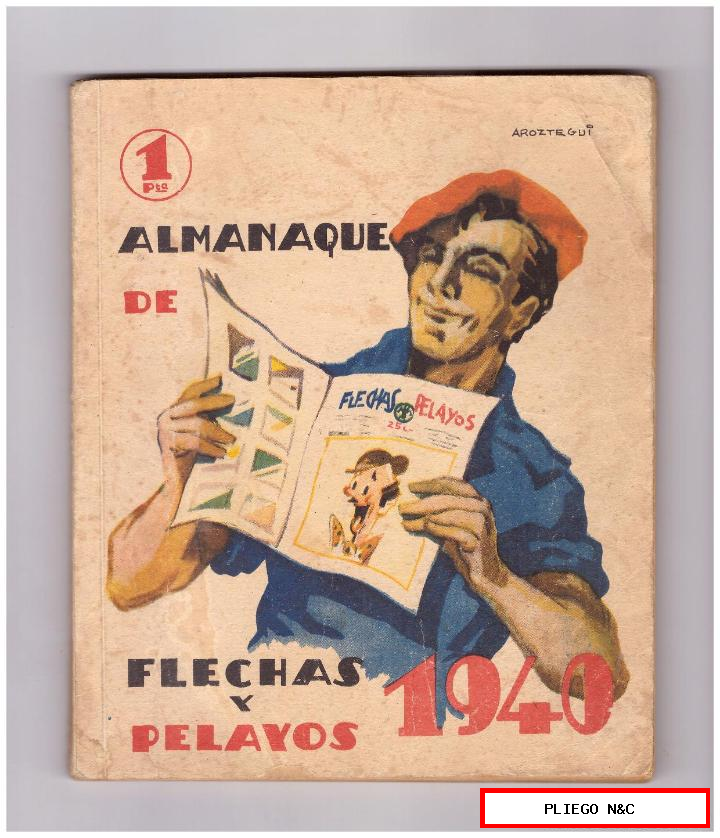 flechas y Pelayos. Almanaque 1940